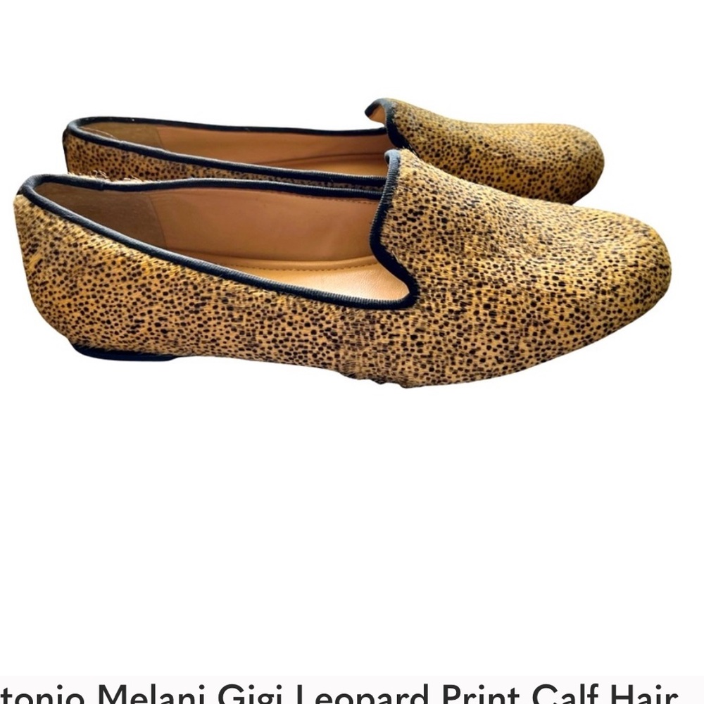 Antonio Melani Leopard print calf hair flats size 8.5